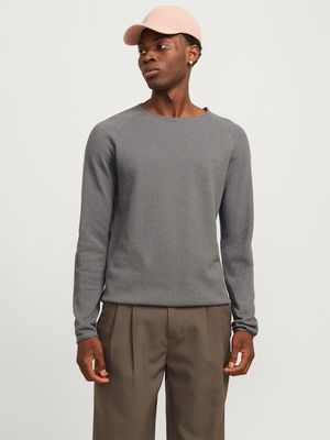 JJEHILL KNIT CREW NECK NOOS Castlerock/Twist