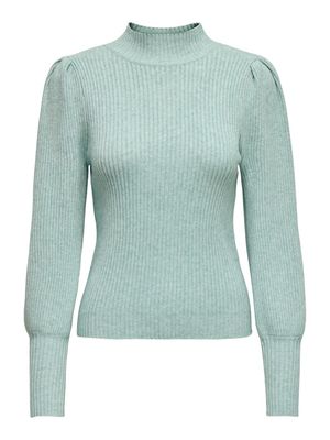ONLKATIA L/S HIGHNECK PULLOVER KNT NOOS Gray Mist/Melange