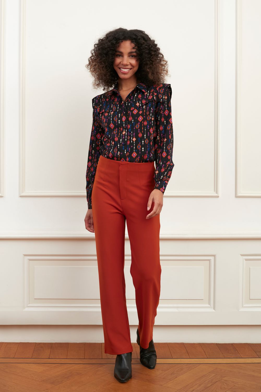 Print blouse wyber