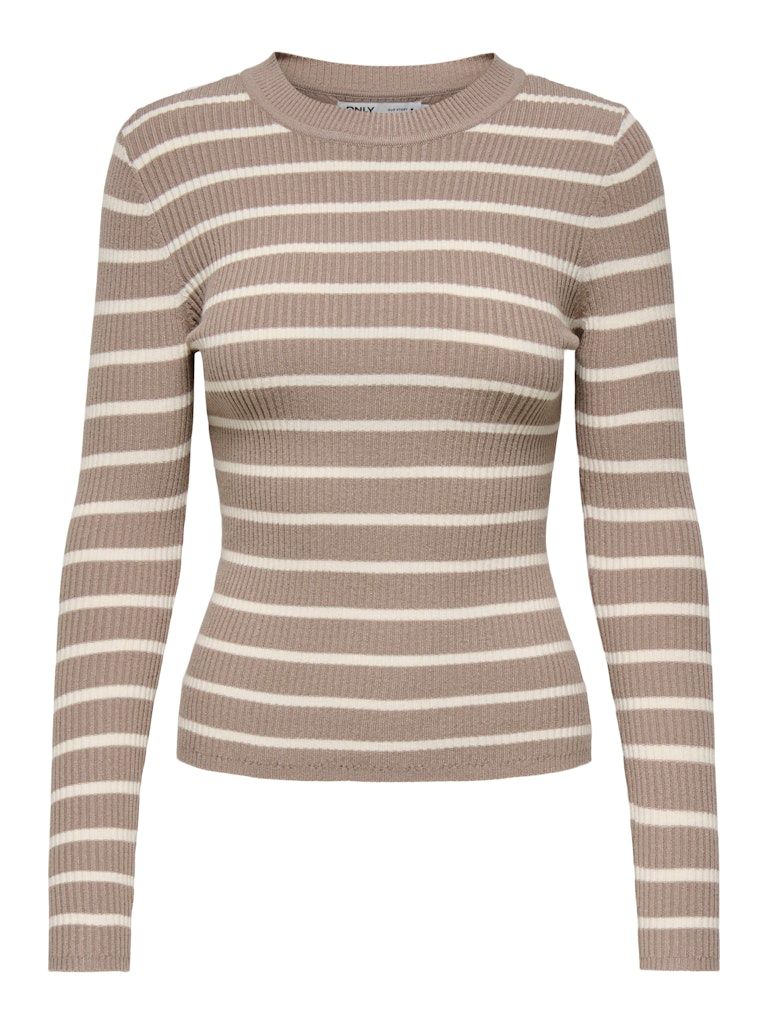 ONLLOUISA L/S PULLOVER KNT NCA Mocha Merengue-W. Birch