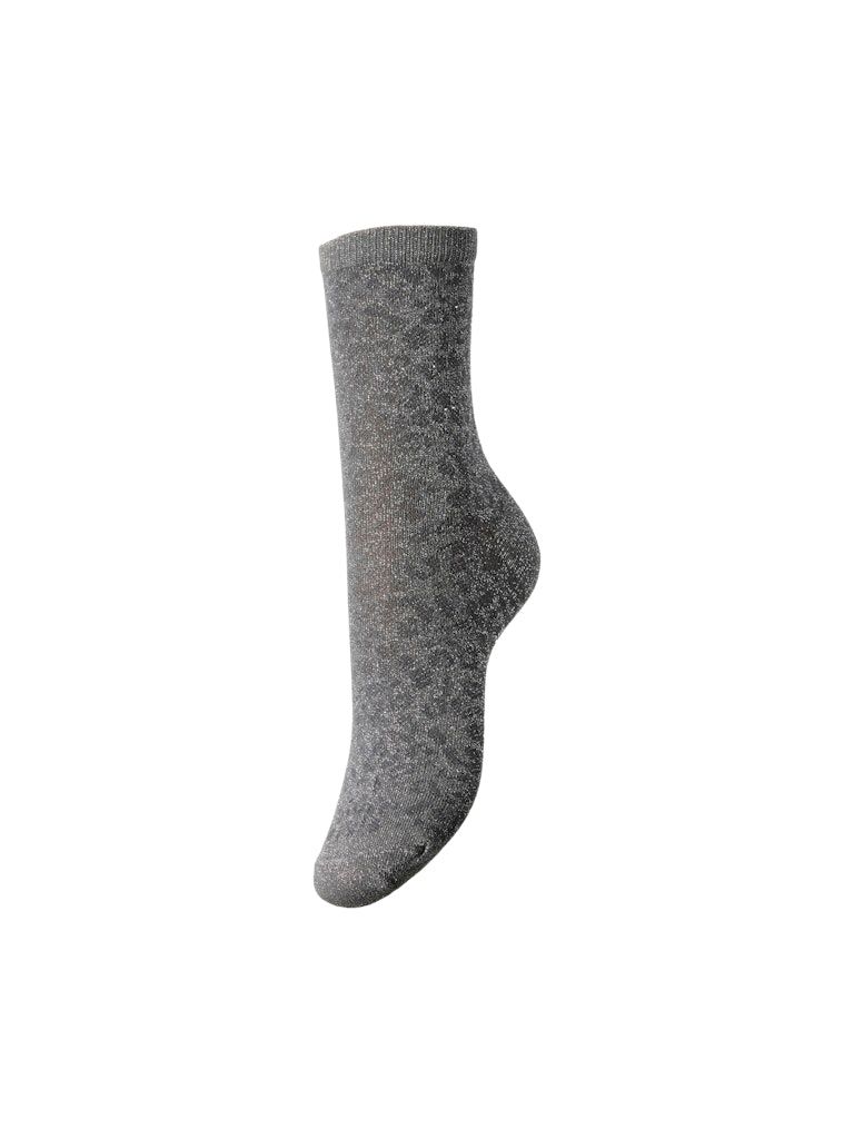 PCSEBBY GLITTER LONG AOP SOCKS NOOS December Sky/MAGNET