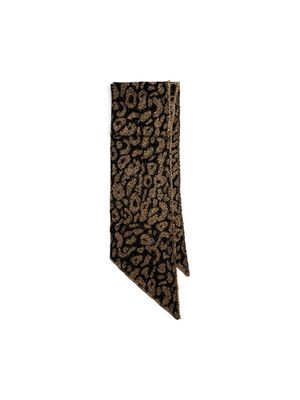 PCPYRON LONG ANIMAL SCARF NOOS BC Tigers Eye/LEO