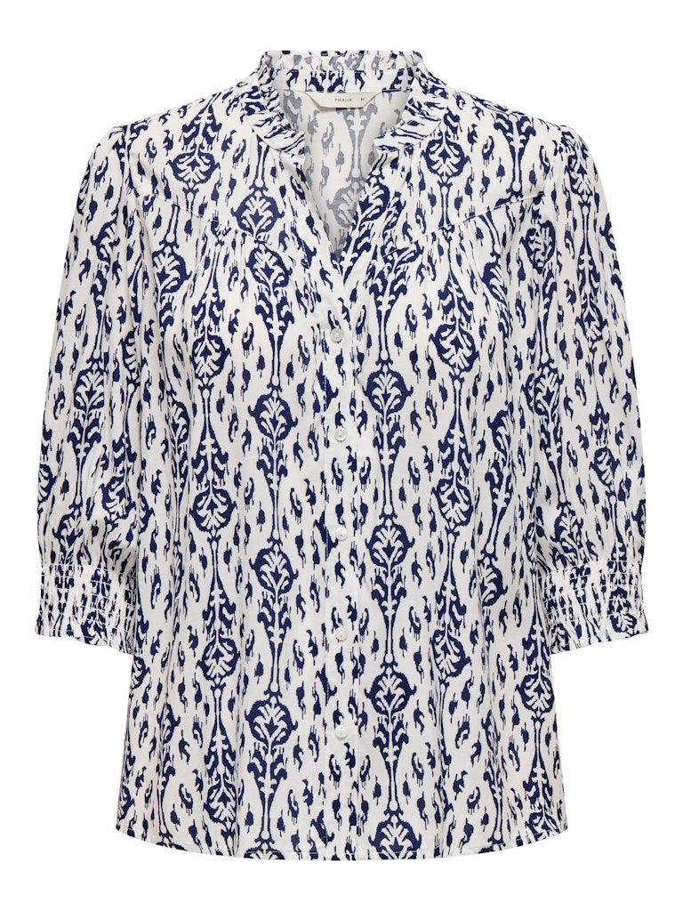ONLRAYA 3/4 SHIRT WVN NOOS Night Sky-OCEAN GRAPHIC