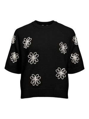 OBJLANEY RUBIN SS PULLOVER NOOS Black-Sandshell new small