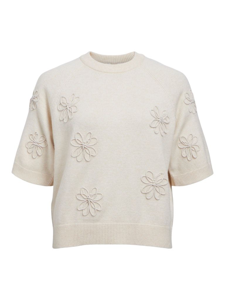 OBJLANEY RUBIN SS PULLOVER NOOS Sandshell-Sandshell new small
