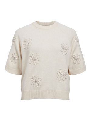 OBJLANEY RUBIN SS PULLOVER NOOS Sandshell-Sandshell new small