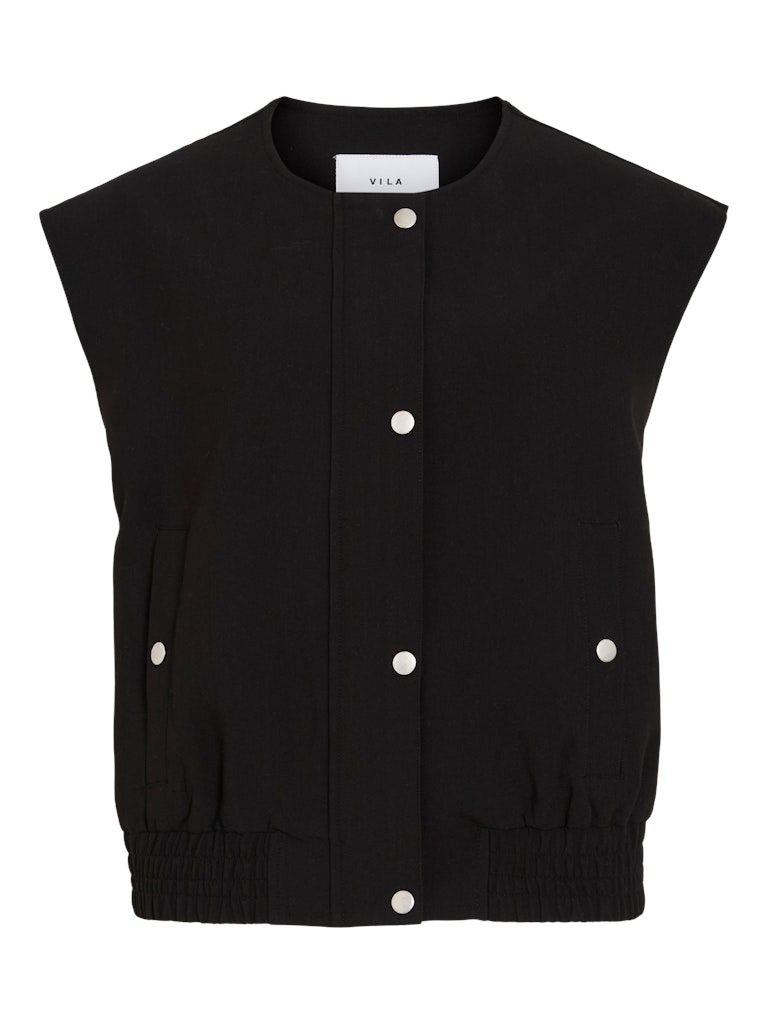 VILIVA O-NECK S/L VEST Black Beauty