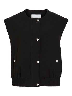 VILIVA O-NECK S/L VEST Black Beauty