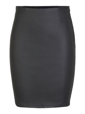 PCPARO HW COATED SKIRT/NOOS BC Black
