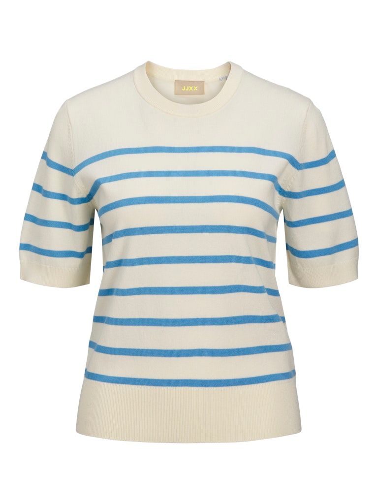 JXLAYLA COMFY SS KNIT NOOS Vanilla Ice-Little Boy Blue