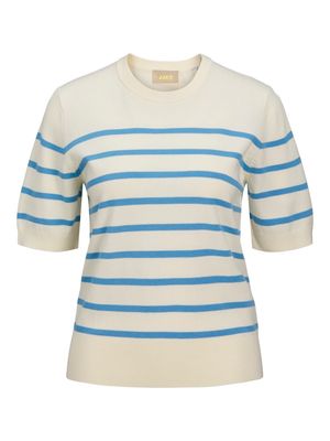 JXLAYLA COMFY SS KNIT NOOS Vanilla Ice-Little Boy Blue