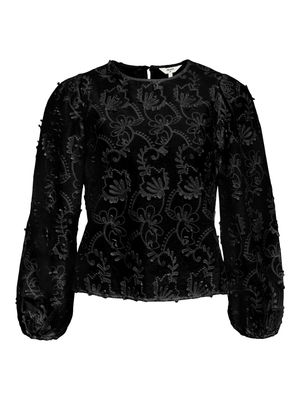 OBJMYA RE L/S TOP NOOS Black