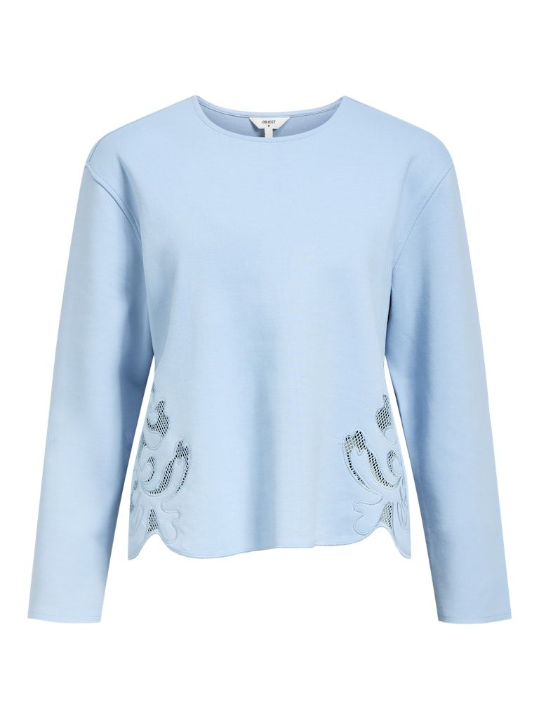 OBJPAOLA RE L/S SWEAT TOP 137 Kentucky Blue
