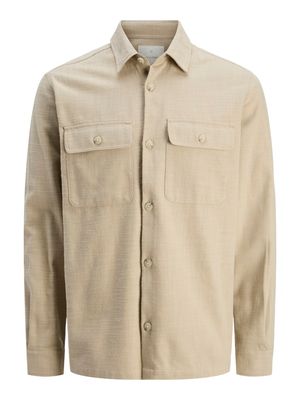 JPRCCRAYMOND SPRING SOLID OVERSHIRT SN White Pepper/COMFORT