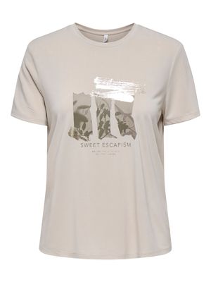 ONLFREE LIFE REG S/S LEAF TOP BOX JRS Pumice Stone/Sweet e