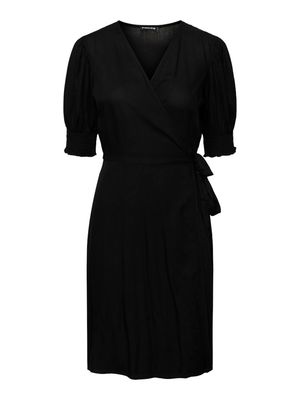 PCTALA 2/4 WRAP DRESS NOOS BC Black