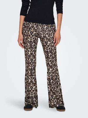 ONLANNA RIB FLARED AOP LEGGING CS JRS Black-Leo