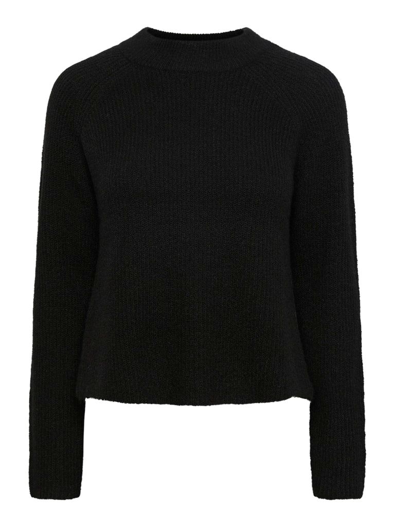 PCELLEN LS O-NECK KNIT NOOS BC Black