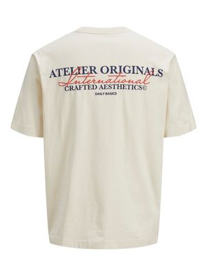JORISLINGTON TYPE TEE SS CREW NECK SN Antique White