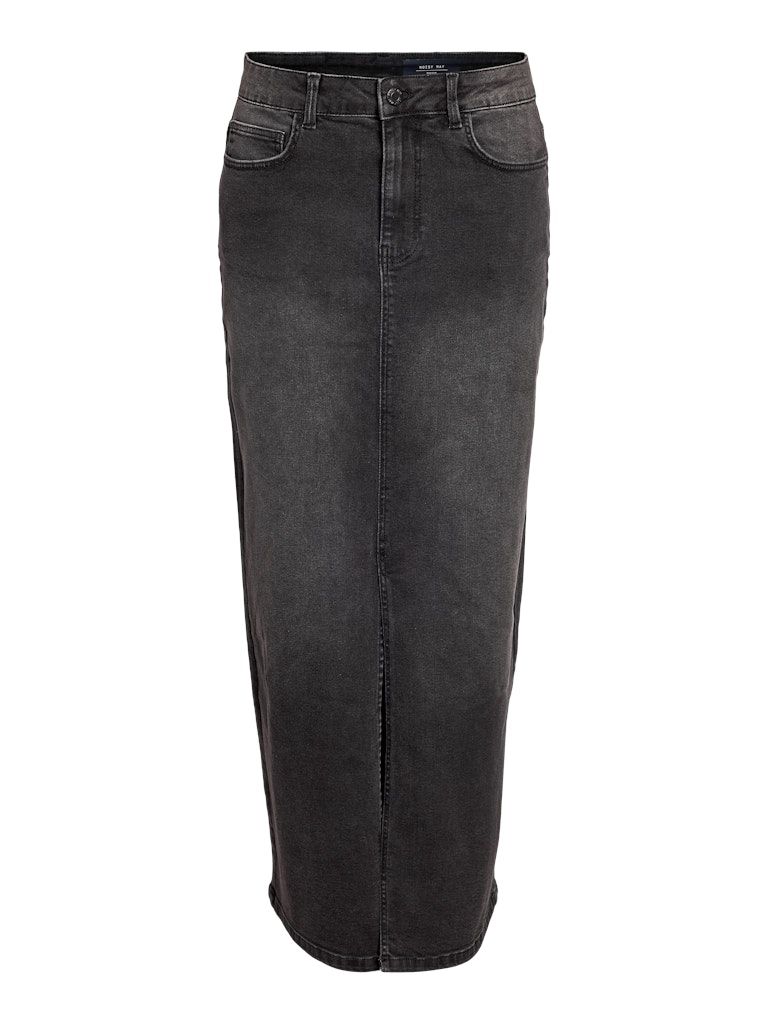 NMSISSEL NW SLIT LONG SKIRT VI495DG SK Dark Grey Denim