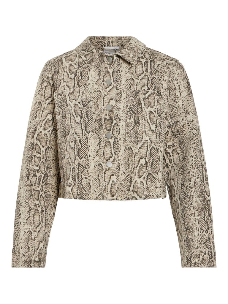 VICHIA L/S JACKET  Birch-SNAKE