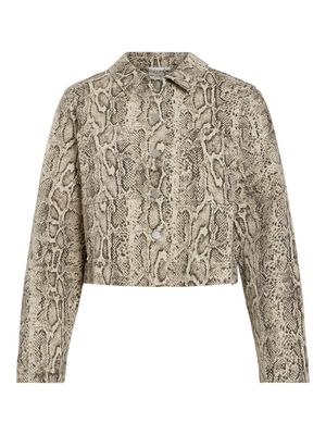 VICHIA L/S JACKET  Birch-SNAKE