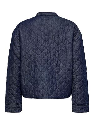 ONLHALLIE QUILTED DNM JACKET AKM NOOS Dark Blue Denim