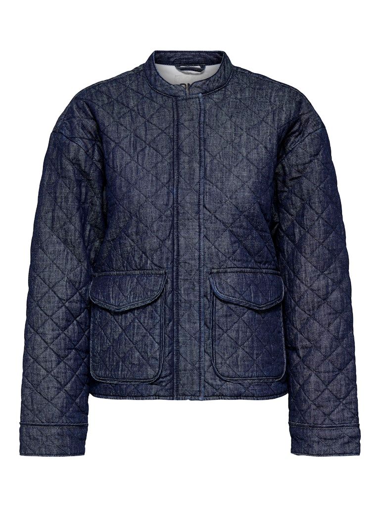 ONLHALLIE QUILTED DNM JACKET AKM NOOS Dark Blue Denim