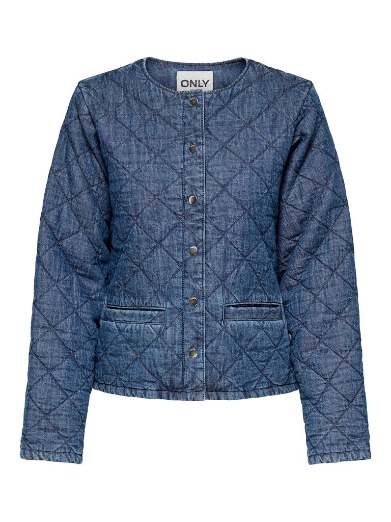 ONLROSA L/S QUILT DNM JACKET AKM Medium Blue Denim