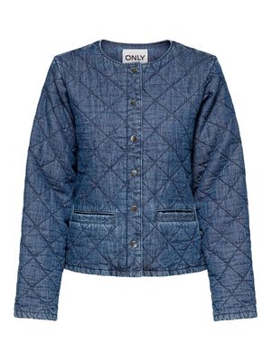 ONLROSA L/S QUILT DNM JACKET AKM Medium Blue Denim