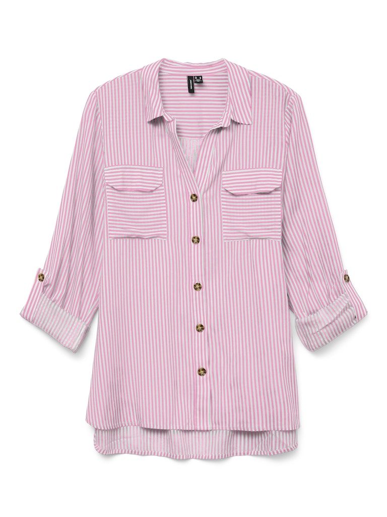 VMBUMPY L/S SHIRT NEW WVN GA NOOS Bonbon/Snow White