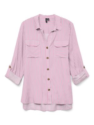 VMBUMPY L/S SHIRT NEW WVN GA NOOS Bonbon/Snow White