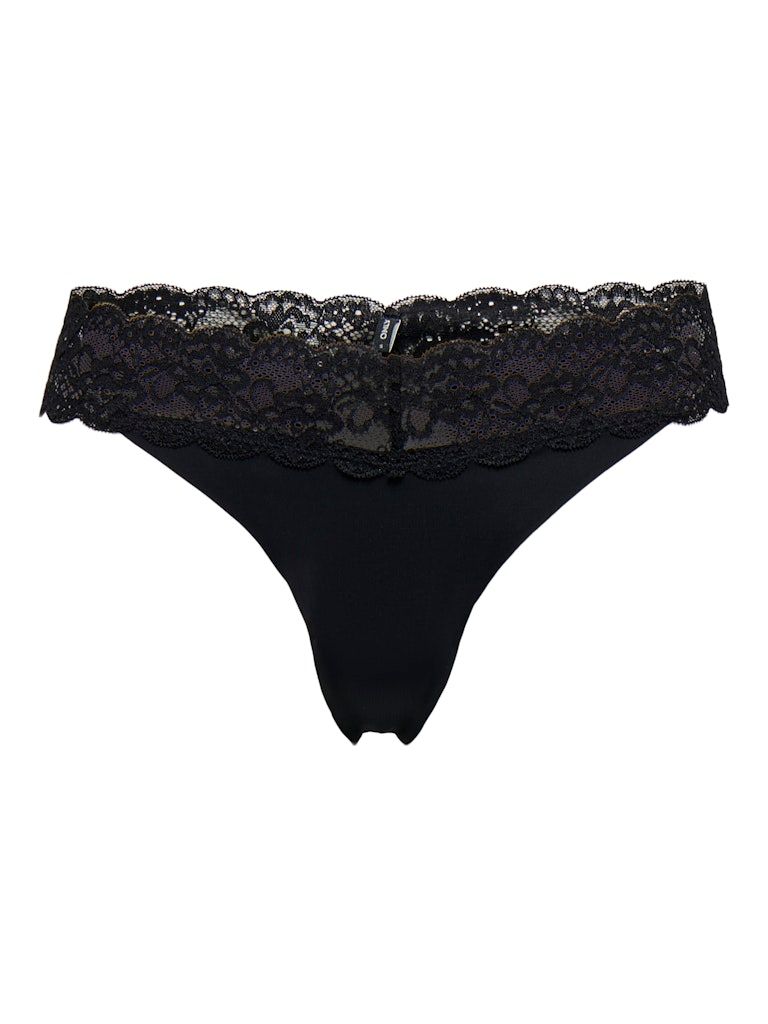 ONLCHLOE LACE THONG NOOS ACC  Black