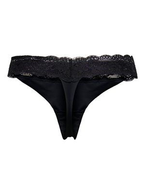 ONLCHLOE LACE THONG NOOS ACC  Black