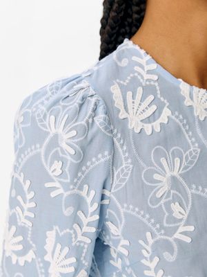 OBJMYA RE L/S TOP NOOS Kentucky Blue/Cloud