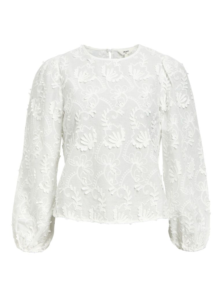 OBJMYA RE L/S TOP NOOS Cloud Dancer