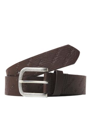 JACHARRY EMBOSSED BELT NOOS Brown Stone