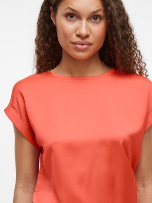 VIELLETTE S/S SATIN TOP - NOOS Dubarry