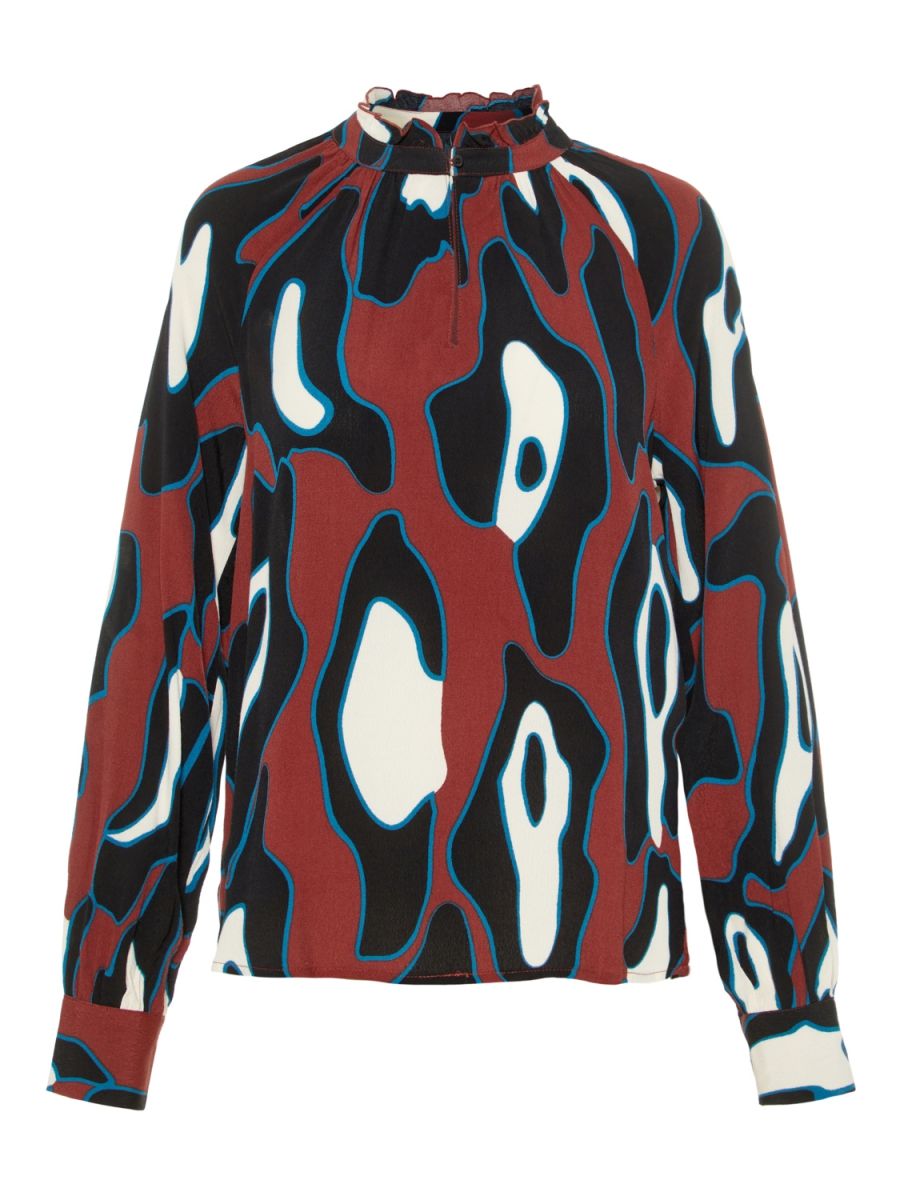 VMISLA L/S TOP FD18 Henna LEONORA