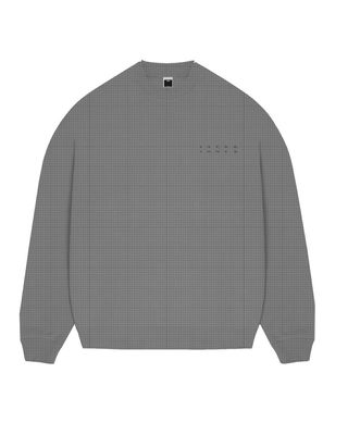 JCOPACER STRUCTURE CREW NECK SMU Gray Flannel