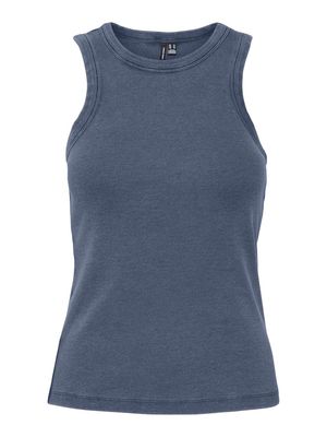 VMJANE SL WASHED RIB TOP JRS NOOS Vintage Indigo