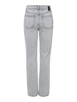 PCKELLY HW STRAIGHT JEANS LG NOOS BC Light Grey Denim