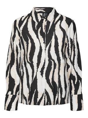 VMSARA LEA LS SHIRT WVN GA Black-Lea