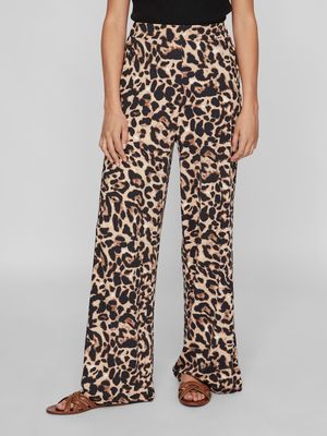 VILEOA RW WIDE PANTS Black/LEO