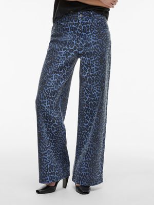 VICHIA HW COLORFUL LEO JEANS Regatta/LEO