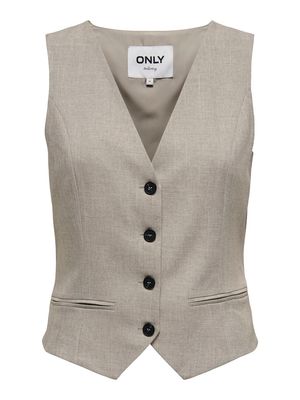 ONLLINDA S/L MEL FIT WAISTCOAT TLR NOOS Fungi/MELANGE