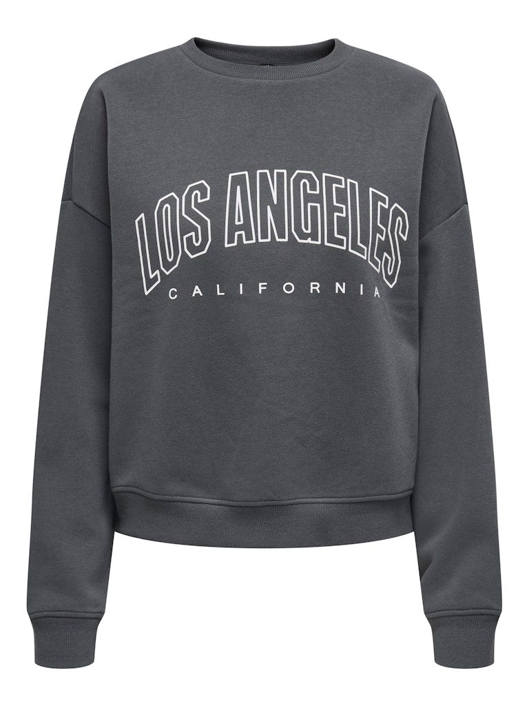 ONLSWEAT LIFE L/S CREW O.SIZE STATE NOOS Ombre Blue/LOS ANGEL