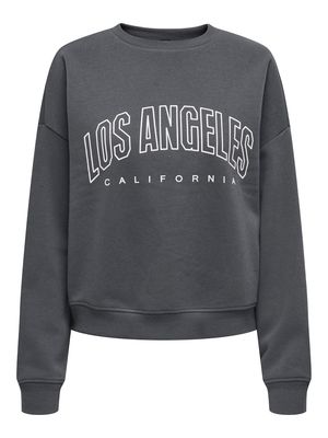 ONLSWEAT LIFE L/S CREW O.SIZE STATE NOOS Ombre Blue/LOS ANGEL