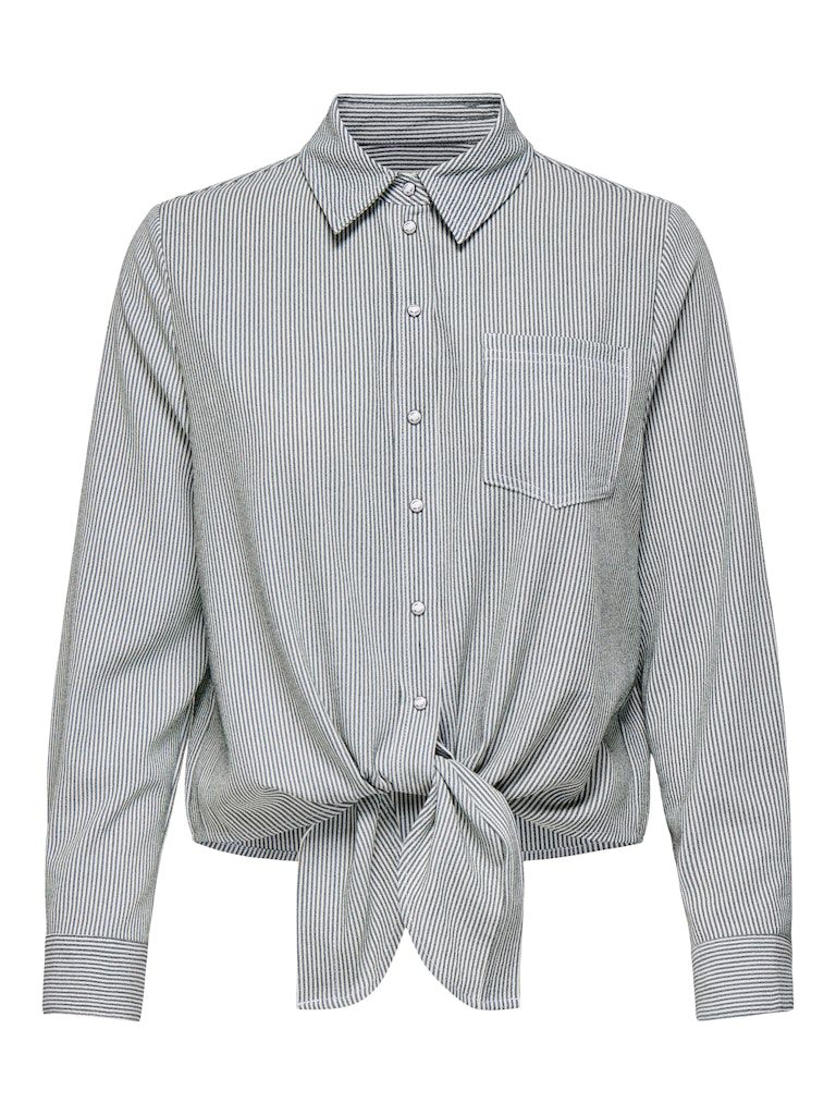 ONLLECEY LS KNOT SHIRT NOOS WVN Pine Grove/CLOUD DAN