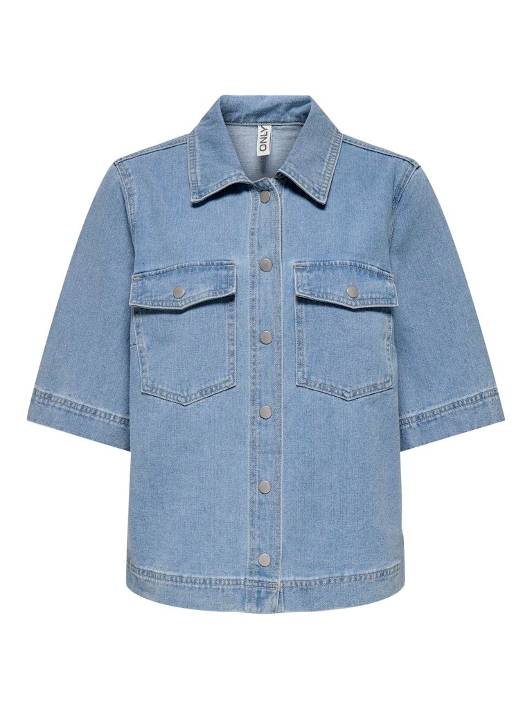 ONLBELLE S/S SHIRT DNM GUA NOOS Light Blue Denim